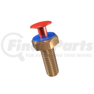 Rev HD RT-0004 Axle Hub Bolt Replacement Axle Hub Cap Bolt - Grade 5, Zinc Plated, Pack of 12