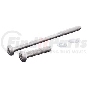 30500-2 by UNITED PACIFIC - Bus Light Mounting Screws - 1 Long and 1 Short, Stainless Steel