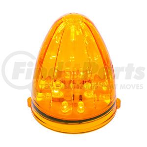 38313 by UNITED PACIFIC - Truck Cab Light - 19 LED Watermelon Grakon 1000, Amber LED/Amber Lens