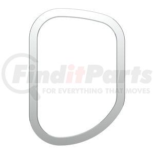 40899 by UNITED PACIFIC - Window Trim - Exterior View, Chrome, for Freightliner