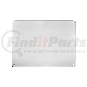 42435 by UNITED PACIFIC - Dash Plate - Dash Blank, Stainless, for 2018-2020 Freightliner Cascadia