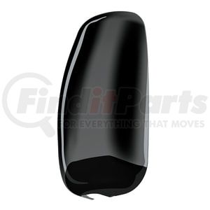 42777 by UNITED PACIFIC - Door Mirror Cover - LH, Black, for Peterbilt 387/587 & Kenworth T2000/T700