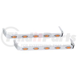 10982249 by PANELITE - SLEEPER SKIRT PAIR PB 389 LH '18+ 72" LONG 4" WIDE W/M1 AMBER LED (5)