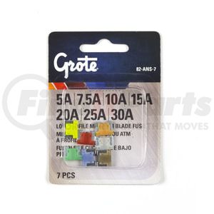 82-ANS-7 by GROTE - Low Profile Miniature Blade Fuse Assortment, 7 Pk