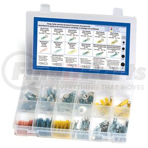 83-6542 by GROTE - Crimp Solder & Seal Terminal Assortment Kit, Pk 120