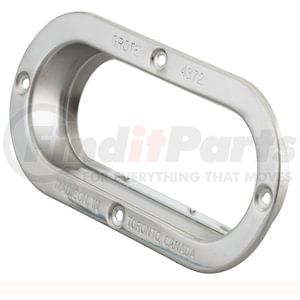 43723 by GROTE - Theft-Resistant Mounting Flange For 6" Oval Lights, Steel