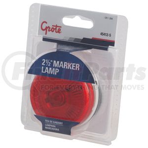 45412-5 by GROTE - 2 1/2" Surface-Mount Single-Bulb Clearance Marker Lights, Red