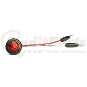 49262 by GROTE - MicroNova Dot LED Clearance Marker Light - Red, with Grommet, Multi-Volt