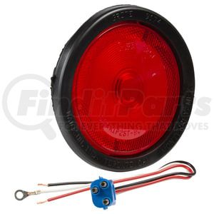 52682 by GROTE - Torsion Mount II 4" Stop Tail Turn Lights, Red (52672 + 91740 + 67000)