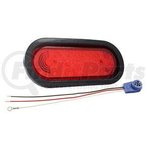 53122 by GROTE - SuperNova Oval LED Stop Tail Turn Lights, Red Kit (53962 + 92420 + 67005)
