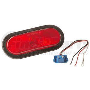 53092 by GROTE - Economy Oval Stop Tail Turn Lights, Red Kit (52892 + 92420 + 67090)