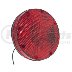 56072 by GROTE - STT LAMP, 7", RED, SCHOOL BUS, SNGLE CONTACT