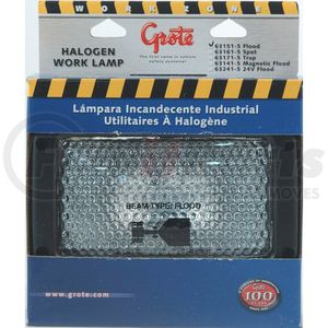 631515 by GROTE - CLR, FLOOD, RECT HALOGEN WORK, RETAIL PK