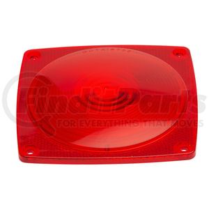 92792 by GROTE - Stop Tail Turn Replacement Lenses, 440 Series Front Lens, Red