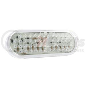 G6013 by GROTE - Hi Count LED Stop Tail Turn Lights - Oval, Amber w/ Clear Lens, Front or Rear Turn