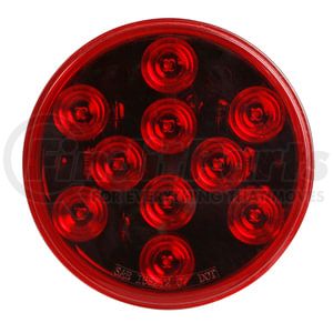 STT5100RPG by GROTE - Choice Line LED Stop Tail Turn Light - 10-Diode, 4" Round, Red, STT