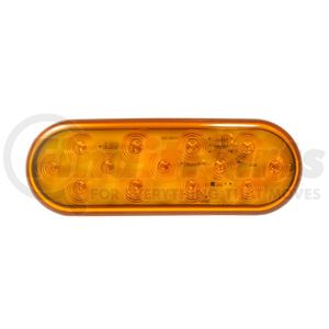 TUR5000YPG by GROTE - Choice Line LED Stop Tail Turn Light - 12-Diode, 6" Oval, Amber, Rear Turn, 12V