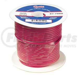 87-9000 by GROTE - Primary Wire, 18 Gauge, Red, 100 Ft Spool