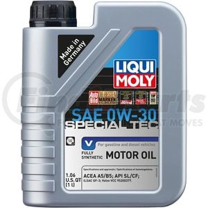 20202 by LIQUI MOLY - Engine Oil - Special Tec V 0W-30, Fully Synthetic, 1 Liter