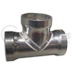 T40727C by ALLEGHENY VALVE & COUPLING - Tee: 4" Aluminum Short Radius - TUBE-FLOW -