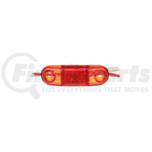 168R by PETERSON LIGHTING - 168A/R Series Piranha&reg; LED Slim-Line Mini Clearance and Side Marker Lights - Red