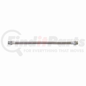 19DSW324 by TECTRAN - Air Brake Compressor Discharge Hose - 24 in., Stainless Steel Outer Braid
