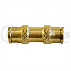 PL1362-4 by TECTRAN - Air Brake Air Line Union - Brass, 1/4 inches Tube Size, Push-Lock