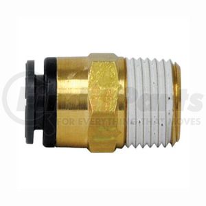 QL1368-6C by TECTRAN - DOT Male Push-Lock Composite Connector Fitting, 3/8" Tube Size, 3/8" Pipe Thread