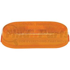 108-15A by PETERSON LIGHTING - Acrylic Replacement Clearance/Marker Light Lens, Amber, with Reflex