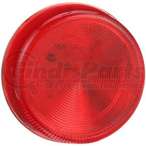 M162R by PETERSON LIGHTING - 2.5" Round 3-LED Clearance/Marker Light, Red Lens, PL10, Bulk Pack