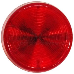 M164R by PETERSON LIGHTING - 2" Round 3-LED Clearance/Marker Light, Red Lens, PL10, Bulk Pack