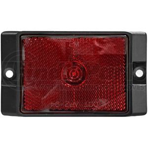 M215R by PETERSON LIGHTING - LED Marker/ Clearance, P2, Rectangular, Reflex, 3.94"X1.13", red, bulk pack