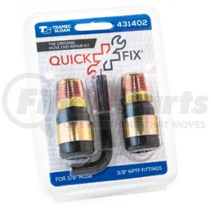 431402-12 by TRAMEC SLOAN - Quick-Fix Kit, for 3/8 Hose With 3/8 Fittings, Display Refill