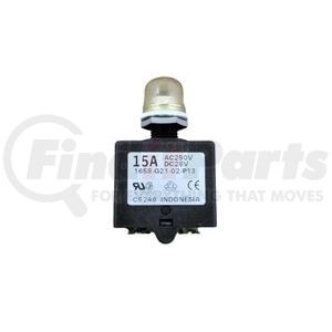 1658-G21-02-P13-15A by E-T-A CIRCUIT BREAKERS - CIRCUIT BREAKER 15A