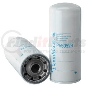 P550529 by DONALDSON - Fuel Filter - 10.31 in., Spin-On Style, Cellulose Media Type