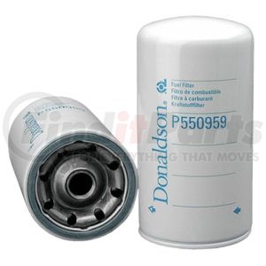 P550959 by DONALDSON - Fuel Filter - 8.94", Secondary Type, Spin-On Style, Cellulose Media Type