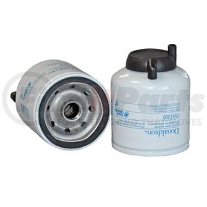 P551099 by DONALDSON - Twist&Drain Fuel Water Separator Filter - 4.01 in., Water Separator Type, Spin-On Style, Meltblown Media Type