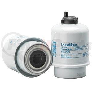 P551423 by DONALDSON - Fuel Filter - 5.33" Water Separator Type, Cartridge Style, Composite Media Type