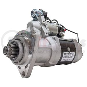 61008898 by DELCO REMY - Starter Motor - 39MT Model, 12V, SAE 3 Mounting, 11Tooth, Clockwise