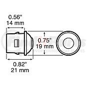 4741Y-MV by PETERSON LIGHTING - 4741-MV LED Multi-Color Accessory Light - Yellow, Multi-Volt