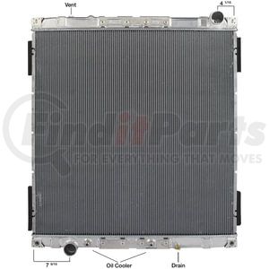 2001-1733 by SPECTRA PREMIUM - Radiator