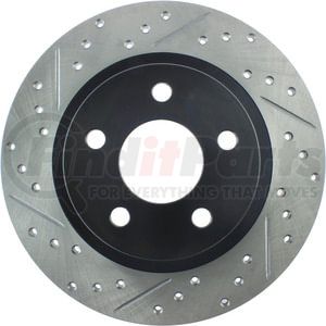 127.62064CR by STOPTECH - StopTech Sport Cryo Drilled & Slotted Brake Rotor; Rear Right