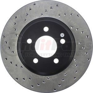 128.61086R by STOPTECH - StopTech Sport Cross Drilled Brake Rotor; Front Right