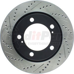 127.44162R by STOPTECH - StopTech Sport Drilled & Slotted Brake Rotor; Front Right