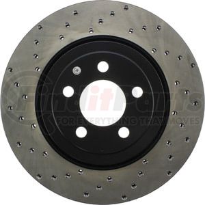 128.63061R by STOPTECH - StopTech Sport Cross Drilled Brake Rotor; Front Right