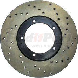 128.37018L by STOPTECH - Sport Cross Drilled Brake Rotor, Front Left