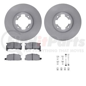 6512-13118 by DYNAMIC FRICTION COMPANY - Brake Rotor with 5000 Brake Pads and Hardware Kit