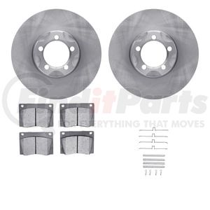 6512-63121 by DYNAMIC FRICTION COMPANY - Brake Rotor with 5000 Brake Pads and Hardware Kit