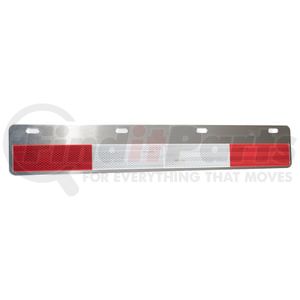 033-04259 by FLEET ENGINEERS - Mud Flap Conspicuity Strip - Universal Conspicuity Plates, Straight, Aluminum, Single