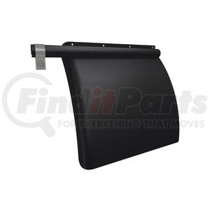 Fleet Engineers 033-05176 Truck Quarter Fender Truck Quarter Fender - Left, Black Poly, Low Mount, No Top Flap, 22-24 in.